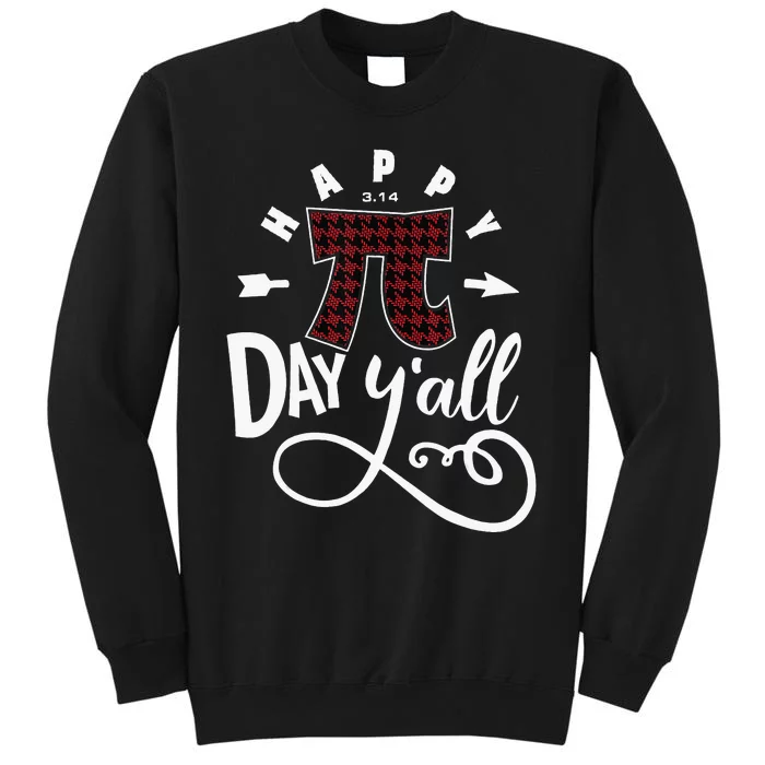 Buffalo Plaid Pi Symbol Pi Day Inspires Me Math Lover Tall Sweatshirt