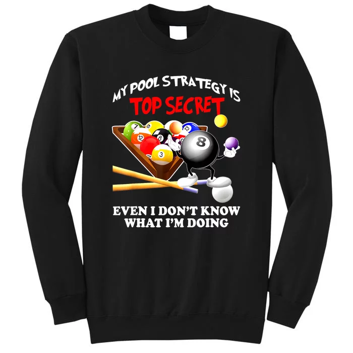 Billiards Pool Players Cue Stick Funny Billiards Gift Sweatshirt