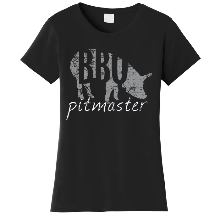 Bbq Pitmaster  Pig Grilling Grill Women's T-Shirt