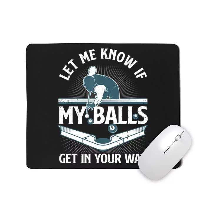 Billiard Pool Player Gift Mousepad