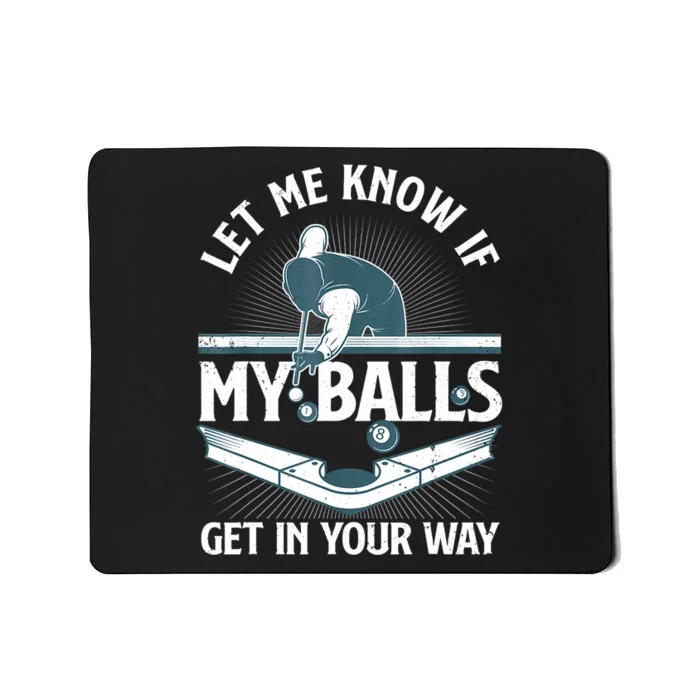 Billiard Pool Player Gift Mousepad