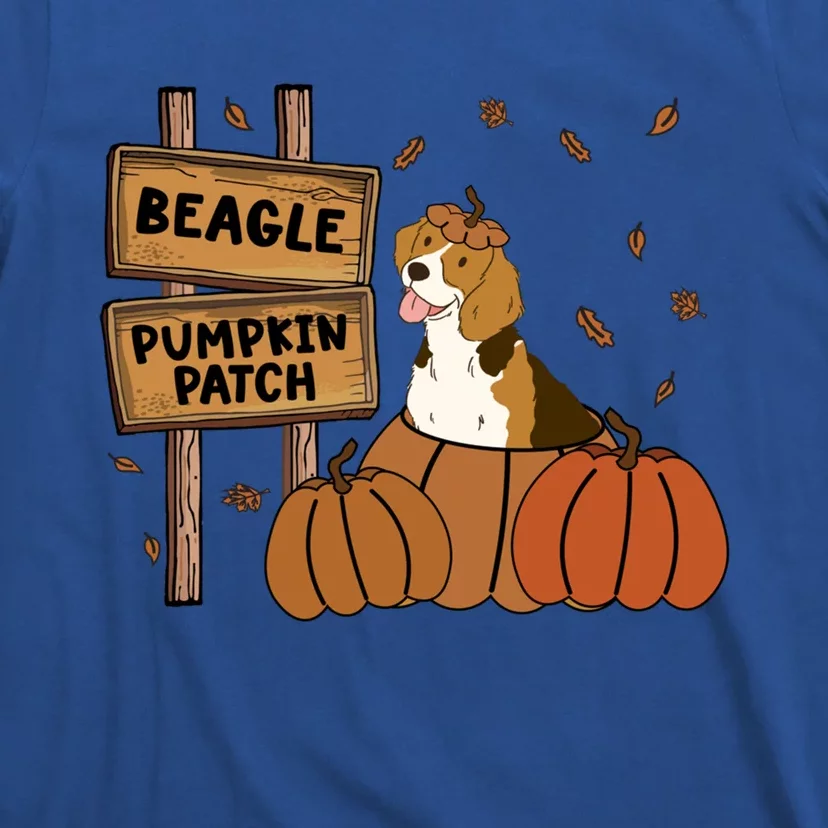 Beagle Pumpkin Patch Dog Lovers Thanksgiving Halloween Meaningful Gift T-Shirt