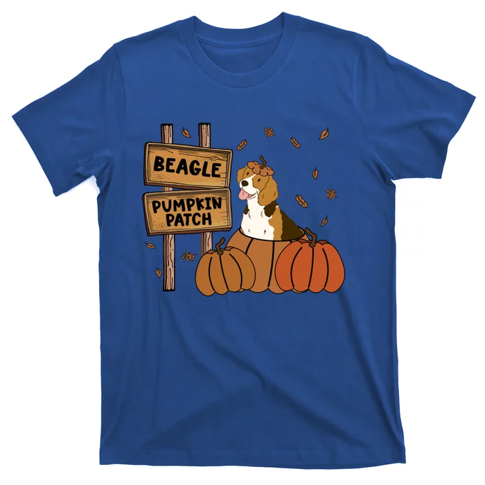 Beagle Pumpkin Patch Dog Lovers Thanksgiving Halloween Meaningful Gift T-Shirt