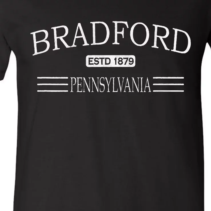 Bradford Pennsylvania PA V-Neck T-Shirt