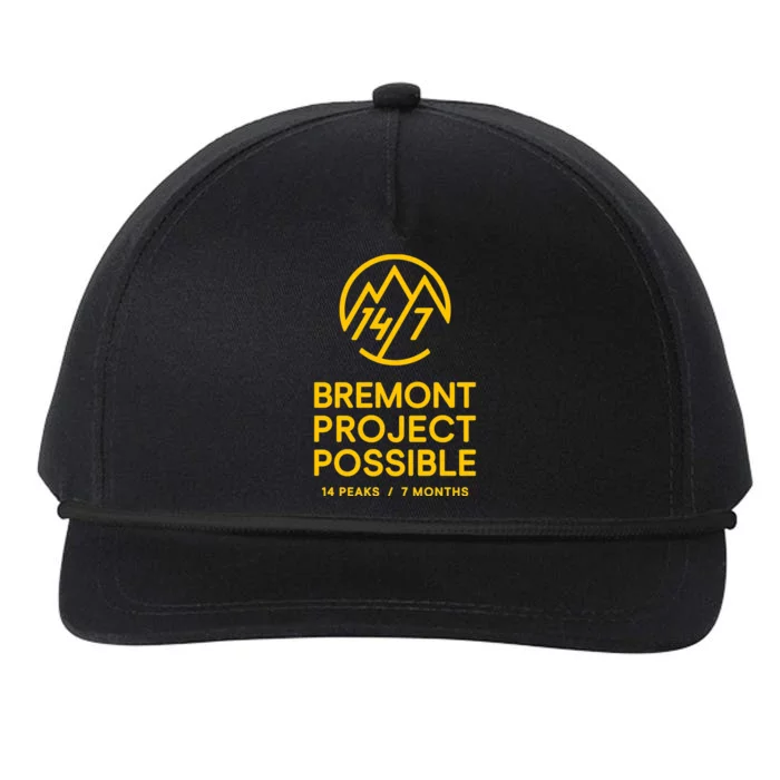 Bremont Project Possible Yellow Snapback Five-Panel Rope Hat