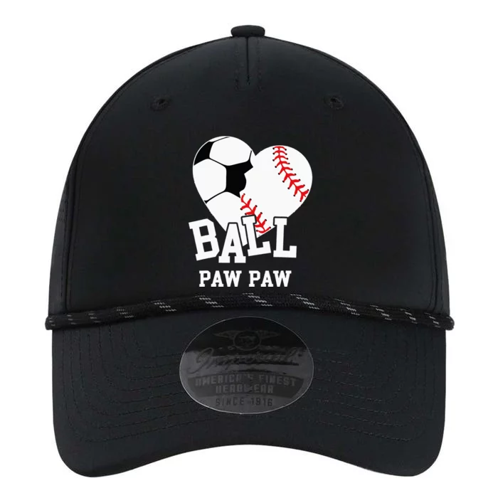 Ball Paw Paw Heart Funny Baseball player Performance The Dyno Cap