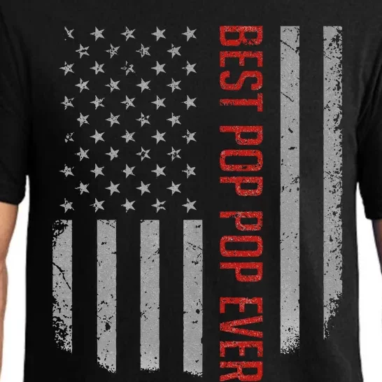 Best Pop Pop Ever American Flag Gifts For Fathers Day Pajama Set