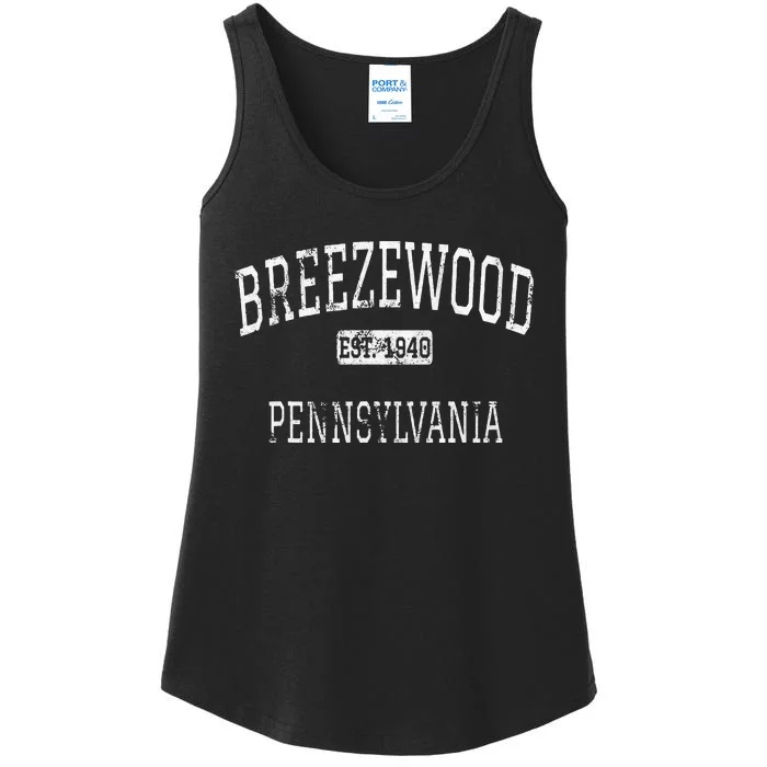 Breezewood Pennsylvania Pa Vintage Ladies Essential Tank