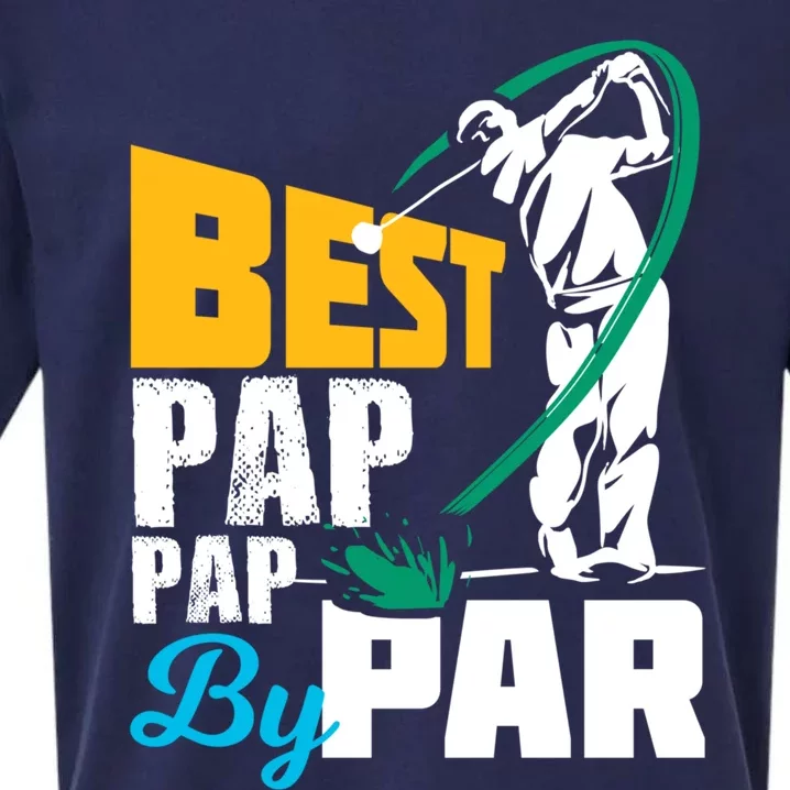 Best Pap Pap By Par Gift For The Golf Playing Dad Gift Sueded Cloud Jersey T-Shirt