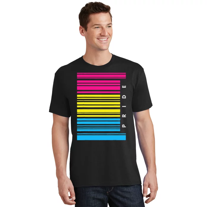 Barcode Pansexual Pride LGBTQ Pans LGBT Awareness Month T-Shirt