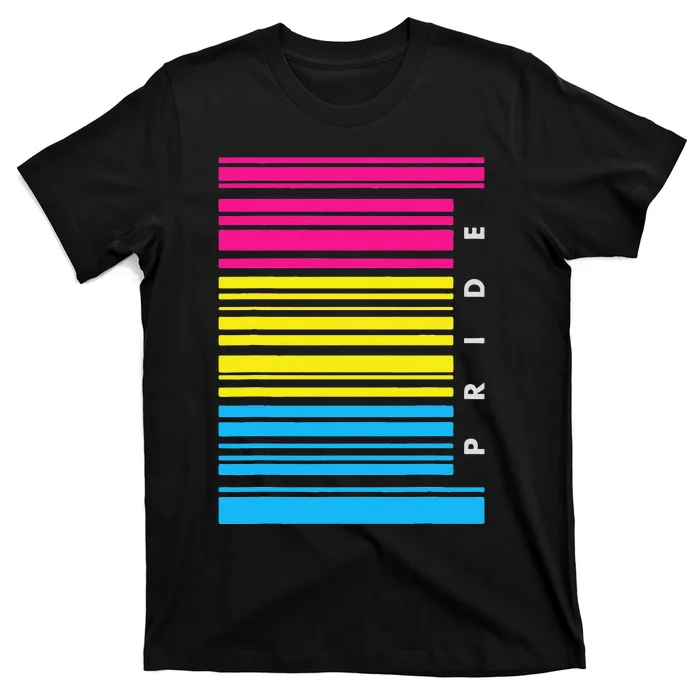 Barcode Pansexual Pride LGBTQ Pans LGBT Awareness Month T-Shirt