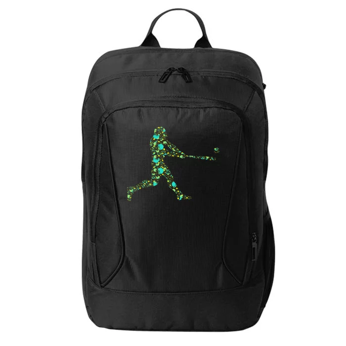 Baseball Player Pattern City Backpack