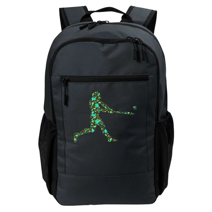 Baseball Player Pattern Daily Commute Backpack