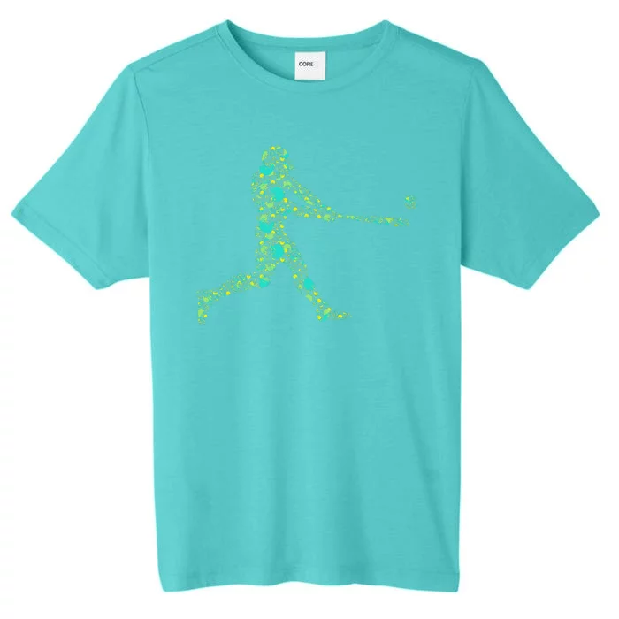 Baseball Player Pattern ChromaSoft Performance T-Shirt