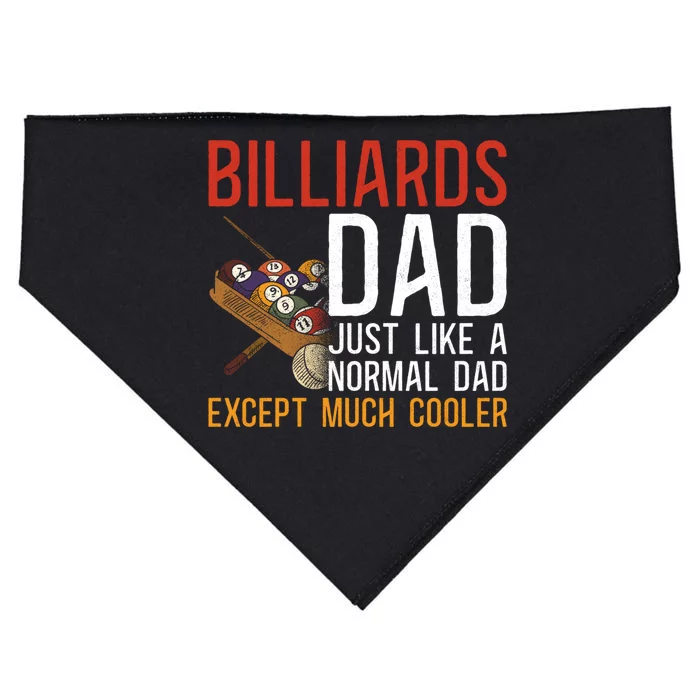 Billiards Pool Player Ball Dad Billiards Dad Just Like A Gift USA-Made Doggie Bandana