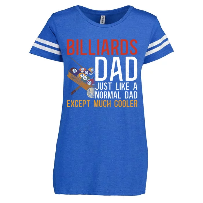 Billiards Pool Player Ball Dad Billiards Dad Just Like A Gift Enza Ladies Jersey Football T-Shirt