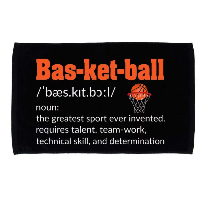 Basketball Player Quote Basketball Lover Funny Basketball Microfiber Hand Towel