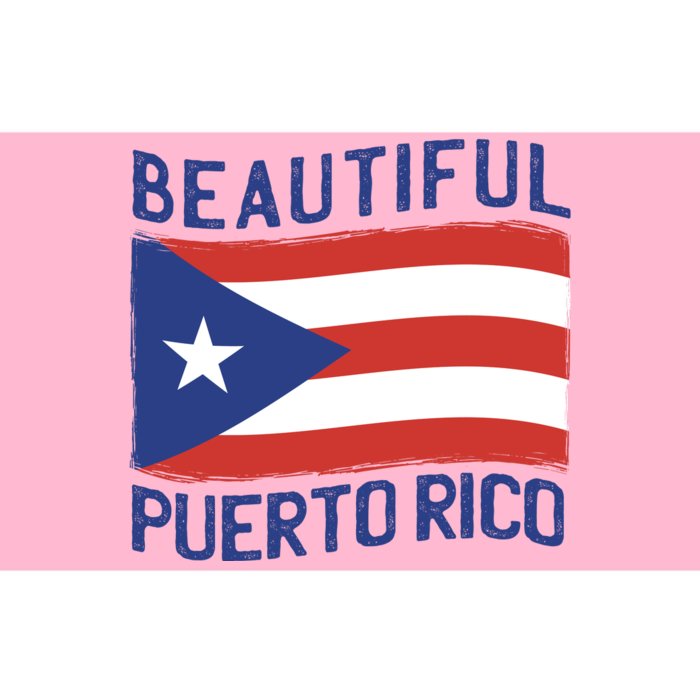 Beautiful Puerto Rico Flag Bumper Sticker