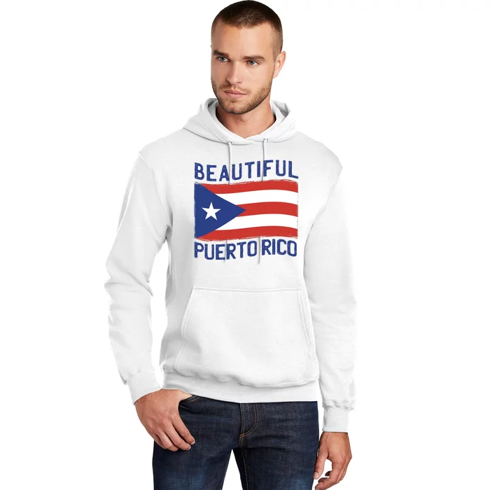 Beautiful Puerto Rico Flag Hoodie