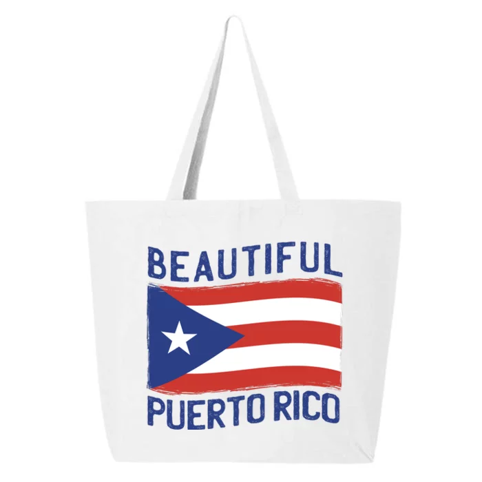 Beautiful Puerto Rico Flag 25L Jumbo Tote