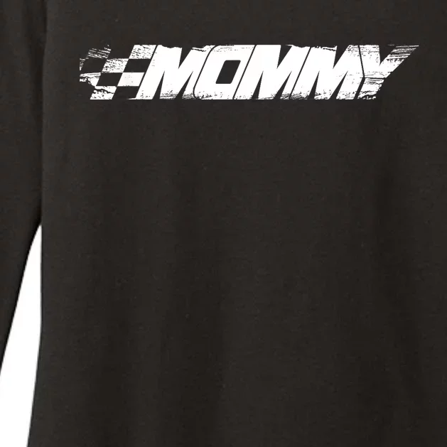 Birthday Party Racing Family pit crew race Mommy Womens CVC Long Sleeve Shirt