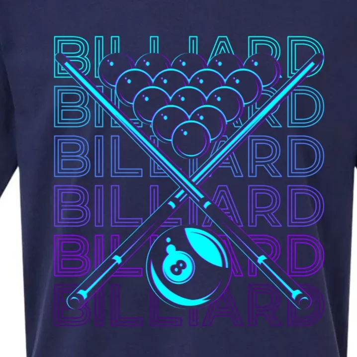 Billiard Player Retro Gift Sueded Cloud Jersey T-Shirt