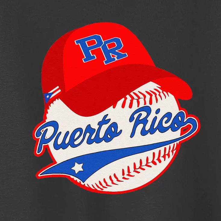 Boricua Puerto Rican Puerto Rico Baseball Toddler T-Shirt