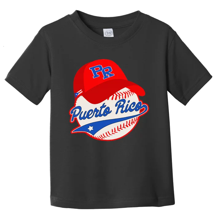 Boricua Puerto Rican Puerto Rico Baseball Toddler T-Shirt