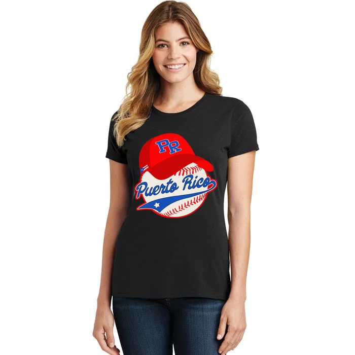 Boricua Puerto Rican Puerto Rico Baseball Women's T-Shirt