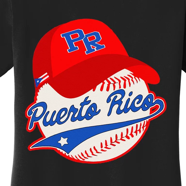 Boricua Puerto Rican Puerto Rico Baseball Women's T-Shirt