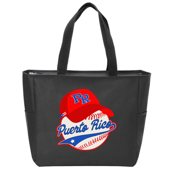 Boricua Puerto Rican Puerto Rico Baseball Zip Tote Bag