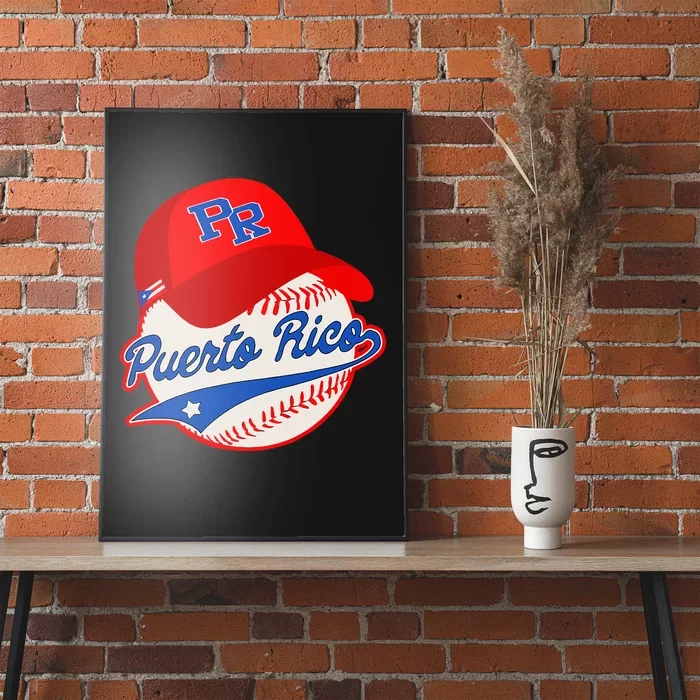 Boricua Puerto Rican Puerto Rico Baseball Poster