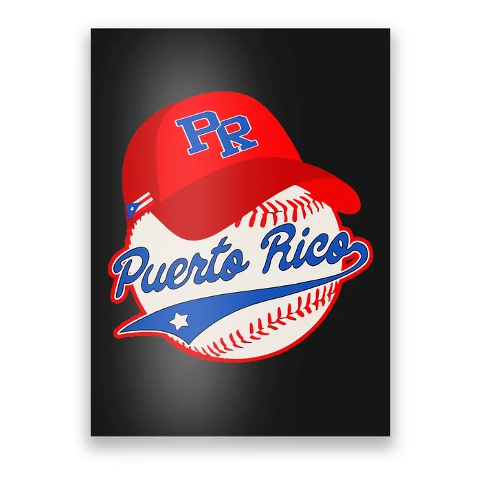 Boricua Puerto Rican Puerto Rico Baseball Poster