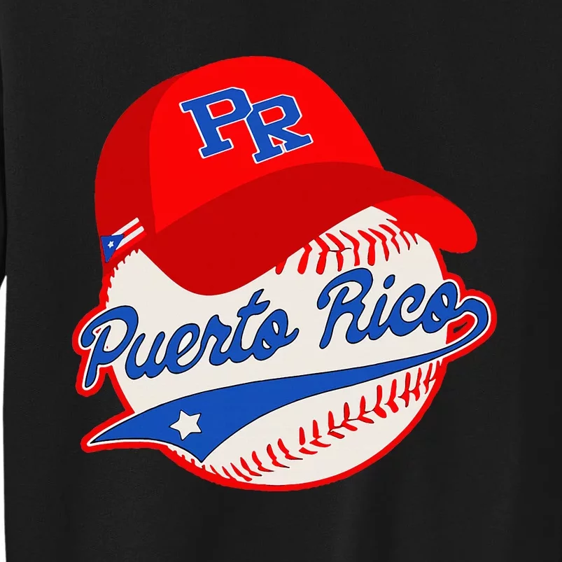 Boricua Puerto Rican Puerto Rico Baseball Tall Sweatshirt