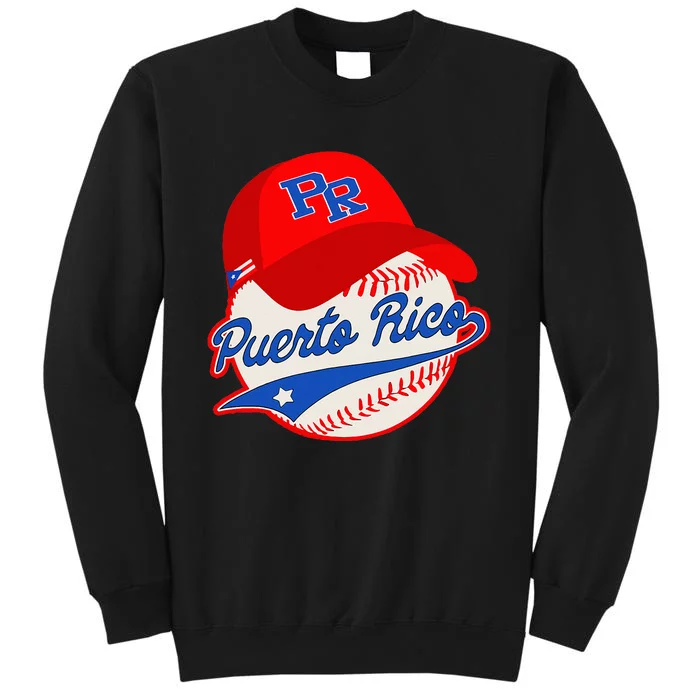 Boricua Puerto Rican Puerto Rico Baseball Tall Sweatshirt