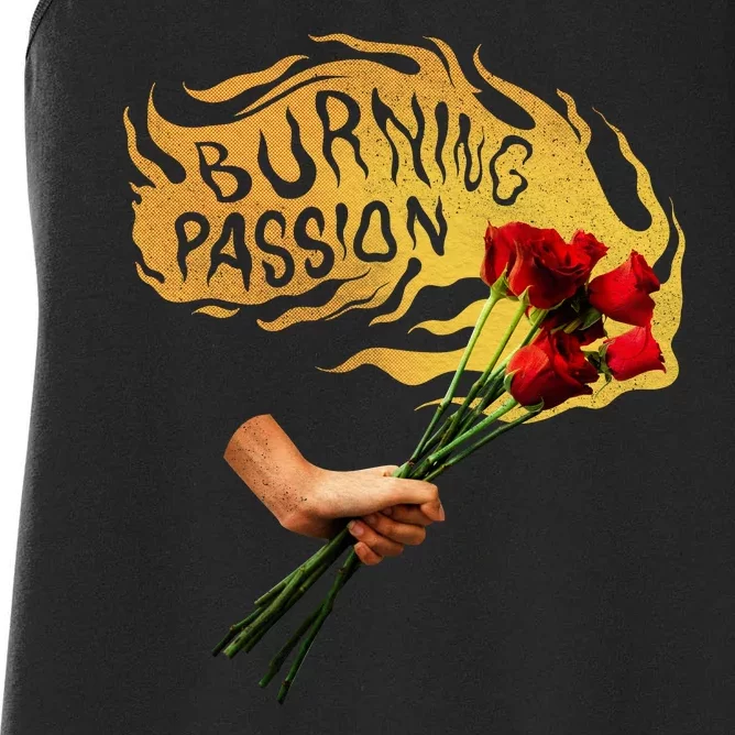 Burning Passion Rose Women's Racerback Tank