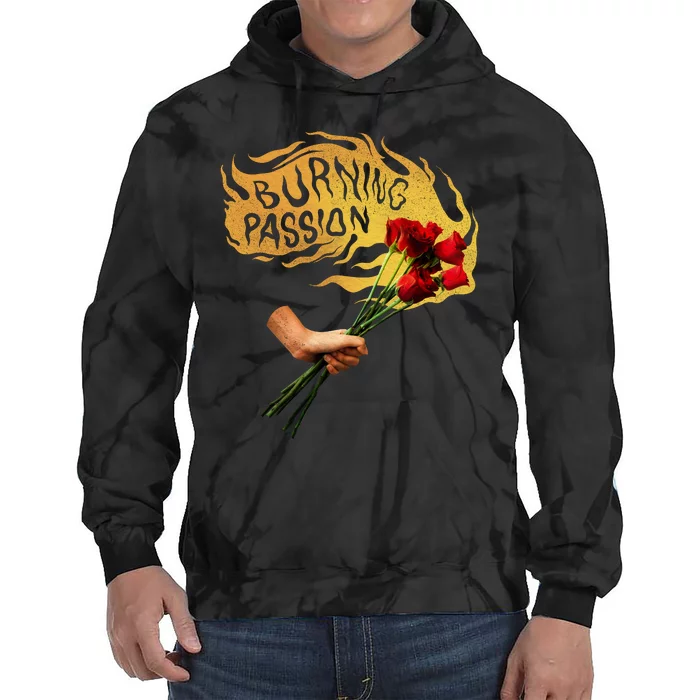 Burning Passion Rose Tie Dye Hoodie