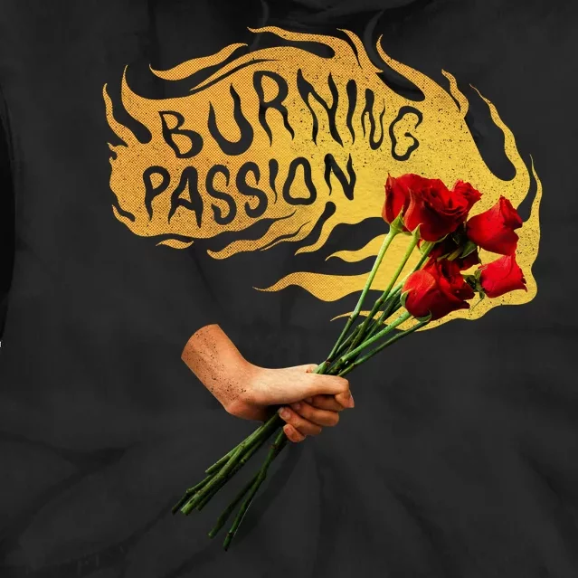 Burning Passion Rose Tie Dye Hoodie