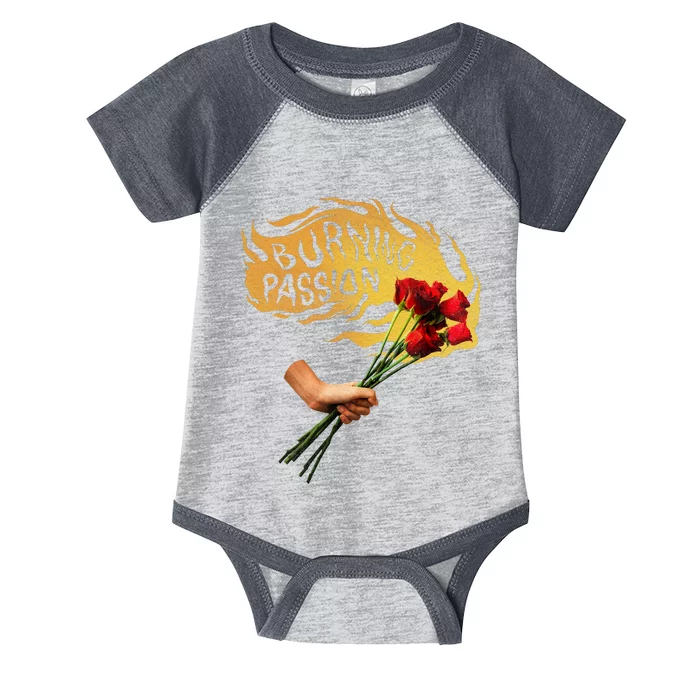 Burning Passion Rose Infant Baby Jersey Bodysuit