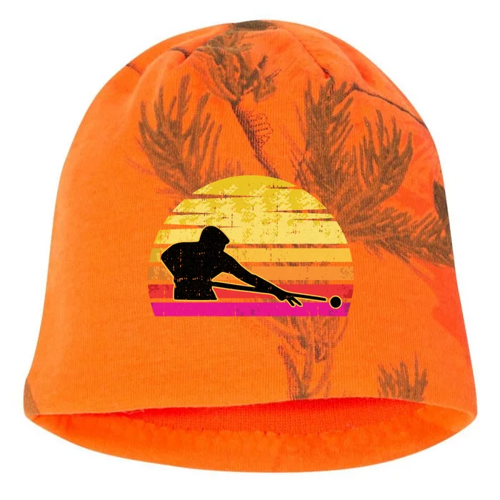 Billiards Player Retro Vintage Sports Pool Snooker Athlete Cute Gift Kati - Camo Knit Beanie