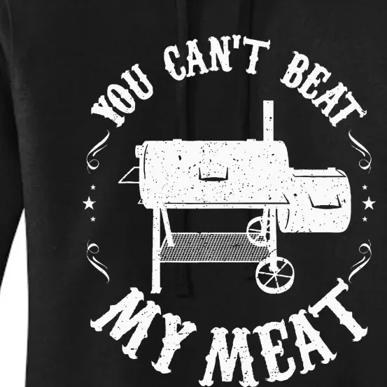 BBQ Pit Reverse Flow Smoker for Grill Masters Women's Pullover Hoodie