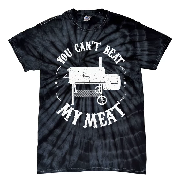 BBQ Pit Reverse Flow Smoker for Grill Masters Tie-Dye T-Shirt