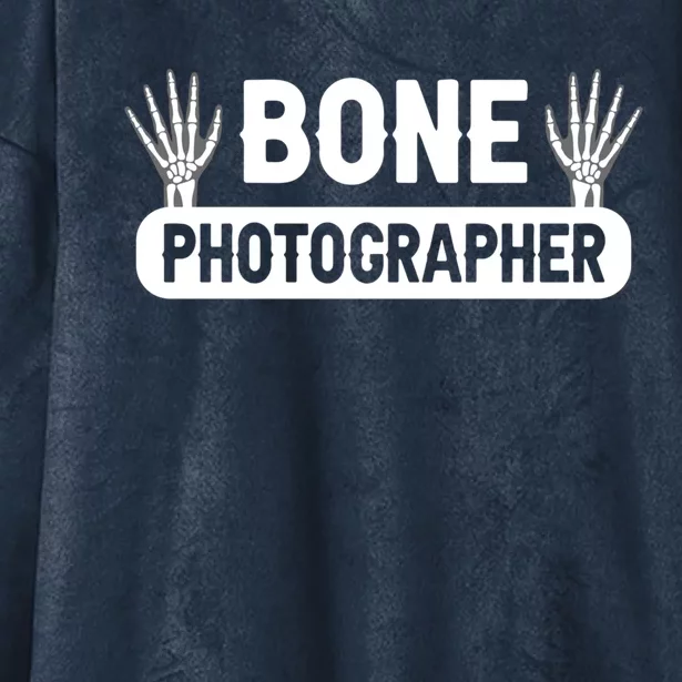 Bone Photographer Radiology Xgiftray Rad Tech Gift Hooded Wearable Blanket