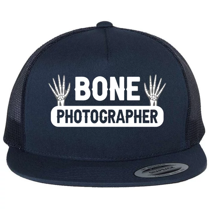 Bone Photographer Radiology Xgiftray Rad Tech Gift Flat Bill Trucker Hat