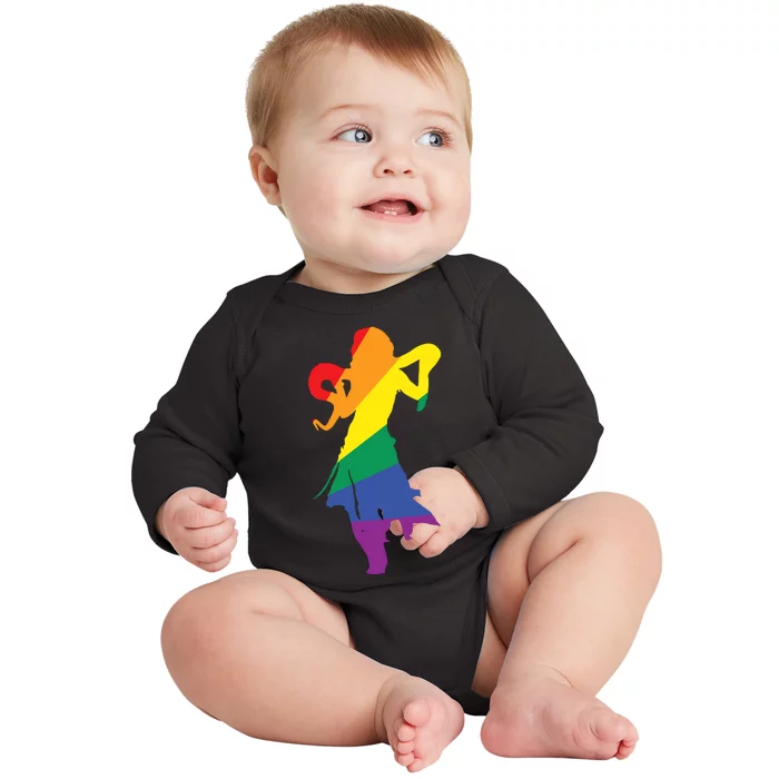 Britneyspears Pride Rainbow Baby Long Sleeve Bodysuit