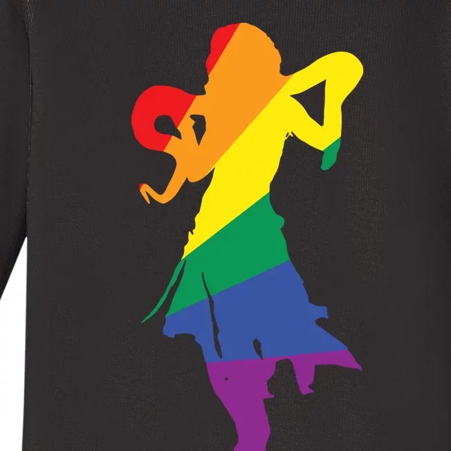 Britneyspears Pride Rainbow Baby Long Sleeve Bodysuit