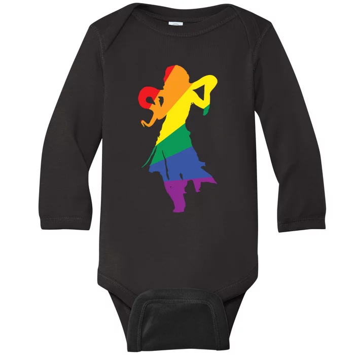 Britneyspears Pride Rainbow Baby Long Sleeve Bodysuit