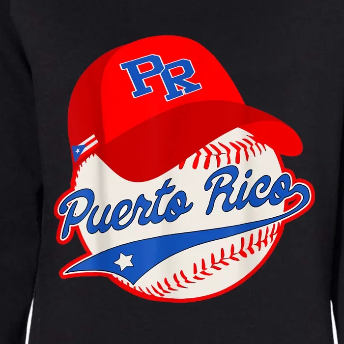 Boricua Puerto Rican Puerto Rico Baseball Womens California Wash Sweatshirt