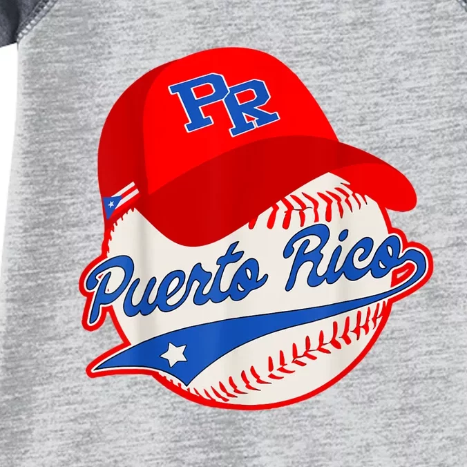 Boricua Puerto Rican Puerto Rico Baseball Infant Baby Jersey Bodysuit