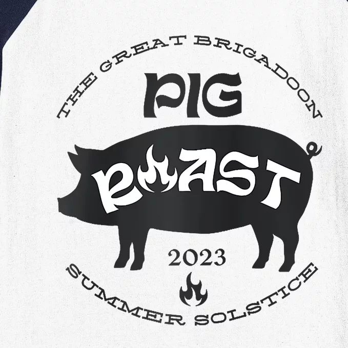 Brigadoon Pig Roast Summer 23 Raglan Baseball Baseball Sleeve Shirt